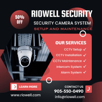 Security system, IP cameras, NVR/DVR system, Color vu cameras