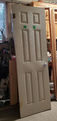 Door indoor 26in width used but very clean with handle and hinge