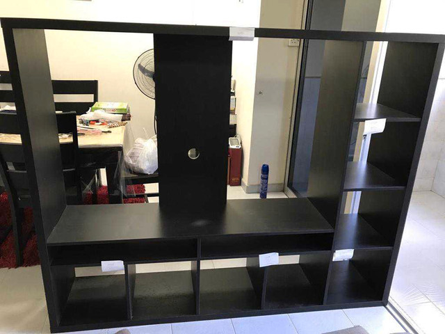 IKEA tv stand and book shelf  in Bookcases & Shelving Units in Calgary