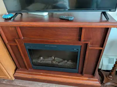 Electric Fireplace TV Stand, View more
