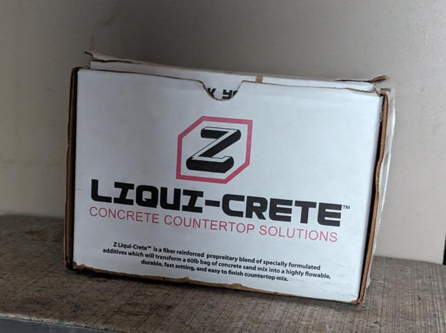 Z LIQUI-CRETE  CONCRETE COUNTERTOP SOLUTIONS -- 2 BOXES in Cabinets & Countertops in Oakville / Halton Region - Image 2