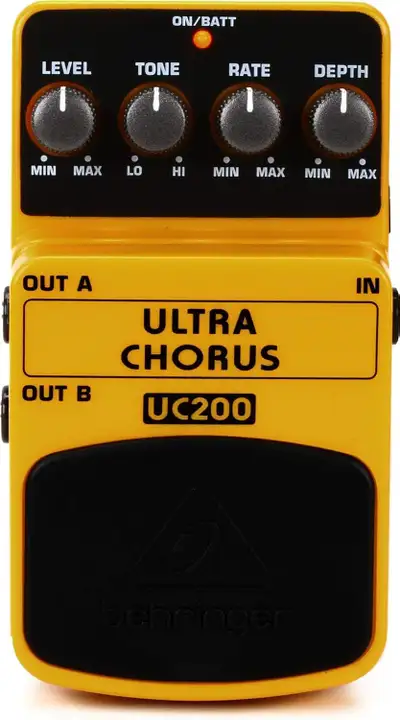 BNIB Behringer UC200 Ultimate Stereo Chorus Effects Pedal, View more