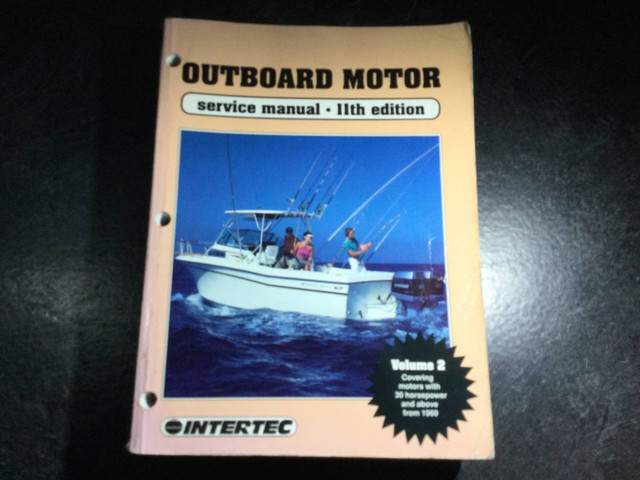1969-1989 Outboard Manual 30-300 HP Johnson Yamaha Mercury Force in Non-fiction in Parksville / Qualicum Beach