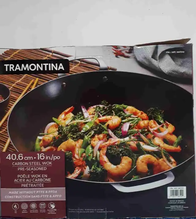 Carbon Steel Wok(Tramontina)