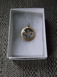 Vintage Items--Photo Pin and Charm ------ other Jewellery