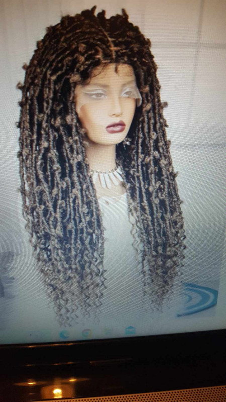 Box Braided Wig 30" Cornrow in Other in Moncton