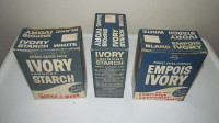 VINTAGE IVORY LAUNDRY STARCH NEW $20 EACH