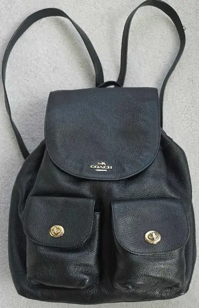 Coach backpack / handbag genuine leather, View more