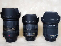 3 immaculate Lenses for Nikon