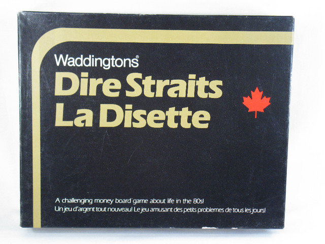 Dire Straits 1983 Board Game Waddingtons Bilingual New Open Box in Toys & Games in Regina