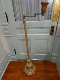 Vintage Cast Iron Lamp -Needs Re-Wiring -Selling AS IS