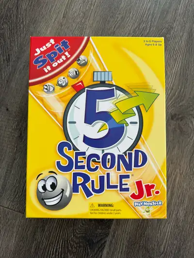 Test your quick-thinking skills with this 5 Second Rule Jr. game, designed for 3 to 6 players, ages...