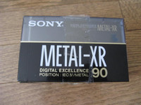 Sony Metal XR90 Rare blank audio cassette tapes / K7 NEW/NEUF