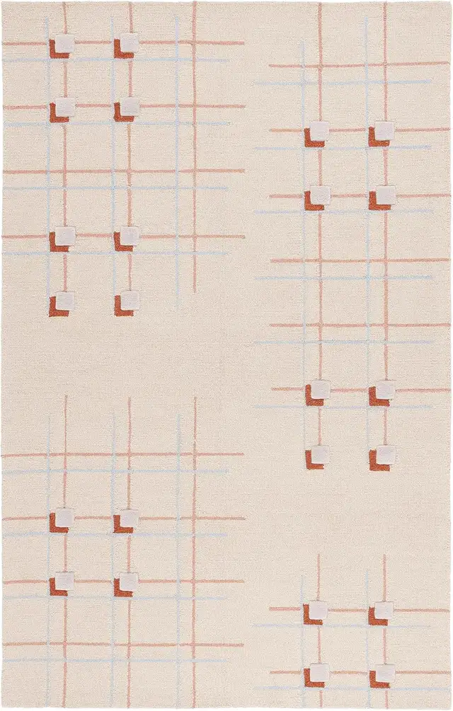 Safavieh Wool Rust Beige 5x8 Area Rug in Rugs, Carpets & Runners in Markham / York Region - Image 3