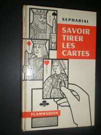 SAVOIR TIRER LES CARTES usagé,Flammarion,1958,188 pages,propre.