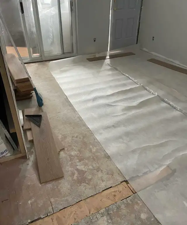 Flooring Installation –0.90$/psf  Vinyl, Laminate,& More63235196371841124