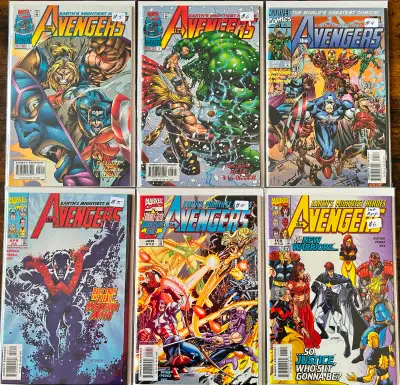 Hi, I’m selling my Avengers comics. I’m selling everything 50% off the sticker price you can see in...