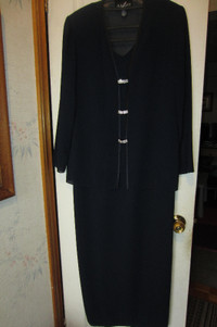 Navy Blue Gown 1 piece with Jacket