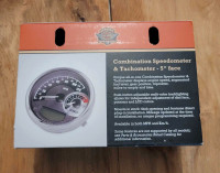 Harley Davidson 5" speedometer tachometer combo KM/H