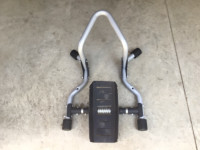 Adjustable motorcycle stand.