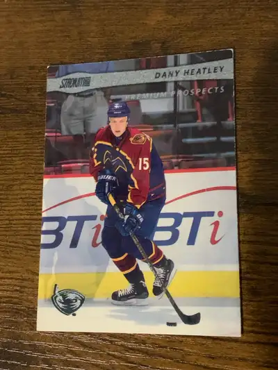 Dany Heatley Topps Rookie card Atlanta Thrashers NHL, View more