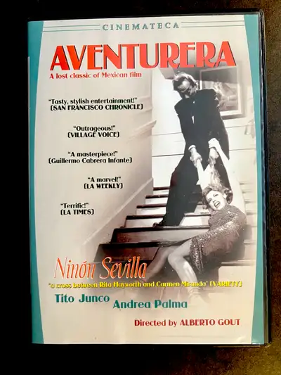AVENTURERA (1950) cult classic Mexican film DVD. With Ninon Sevilla, Tito Junco and Miguel Inclan. “...
