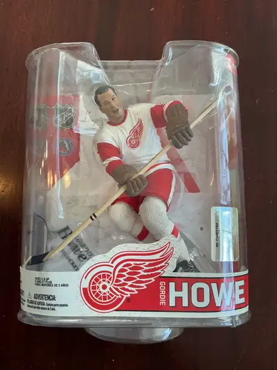 I have an unopened Gordie Howe McFarlane’s Sportspicks Legends Series 6 action figure from 2007. I a...