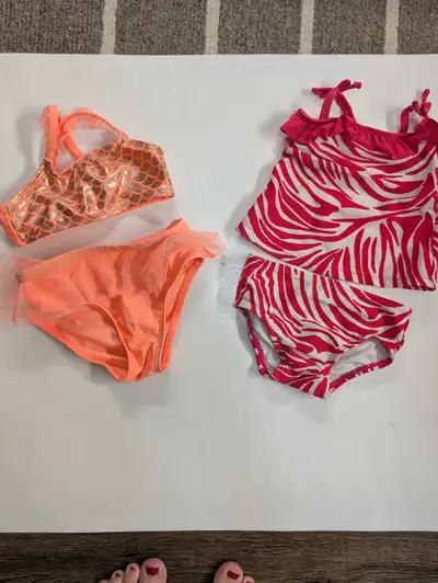 Baby Girl swim suits size 6-12 months set of 2, View more