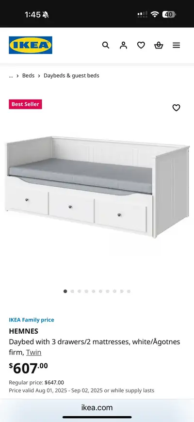Hemnes Day Bed, View more
