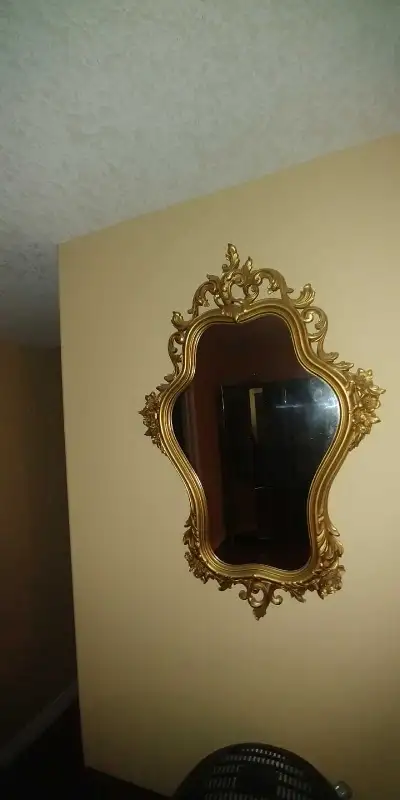 Antique Mirror- Gold, Hard Plastic $35, View more