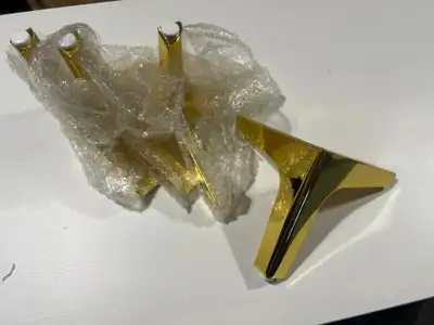 Gold Tone Furniture Legs (set of 4), View more