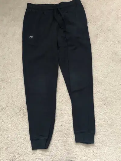 Youth Under Armour Black Rival Fleece Jogging Pants Size XL, View more