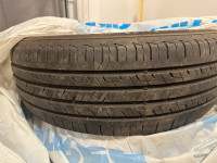 195/65R15  summer tyres  two of them are on rims 