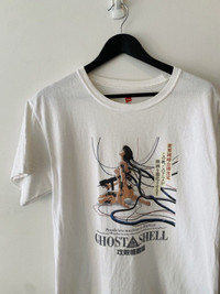 vintage ghost in the shell anime t-shirt men's medium white