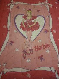1990's Girls Ballerina Barbie Comforter