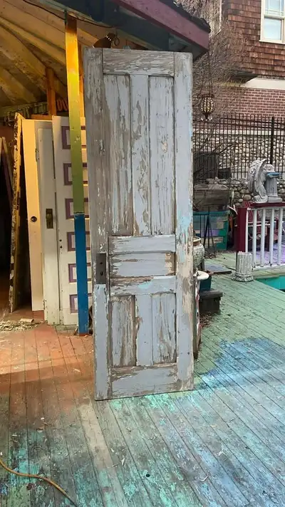 rustic 126yr old solid wood FARMHOUSE Door - Great  4 Accent!, View more