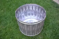 Stainless Drum for Fire Pit (From Top Loader)