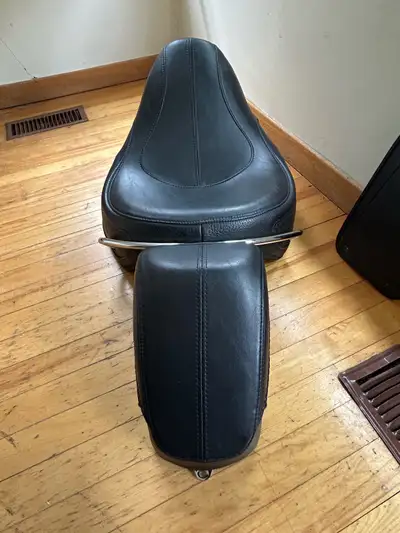 I'm selling a used original seat for a 2008 Harley-Davidson FLSTN Softail Deluxe. The seat is in ver...