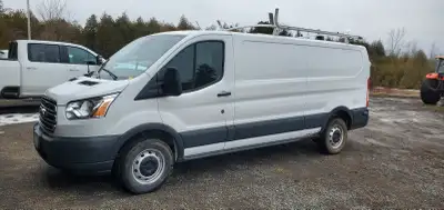 2018 Ford Transit T250, 148", low roof, ladder rack, divider, 114702 kms, safety completed, ready to...