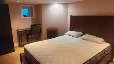 Basement Bedroom in midtown. For males only!