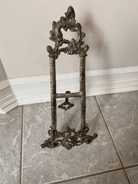 Antique easel/display stand. 16”tall.