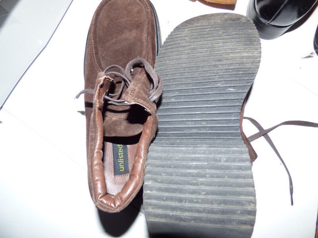 suede boot shoe size 10 dans Chaussures pour hommes  à Laval/Rive Nord - Image 2