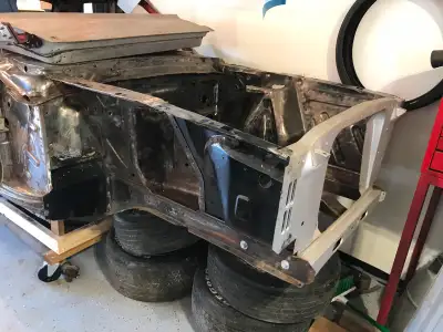 65 Mustang partially restored New rocker panels, torque boxes, floor pans Rear panels and quarters n...