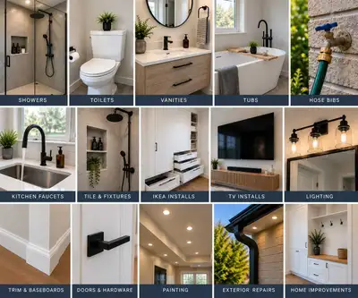 Experienced plumber and handyman, View more