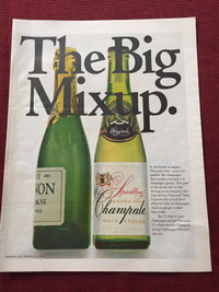 1968 Champale Malt Liquor Original Ad