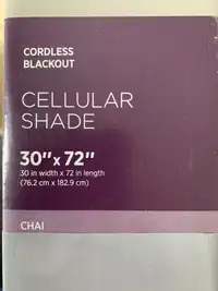 Cordless cellular Blackout Shade New in box