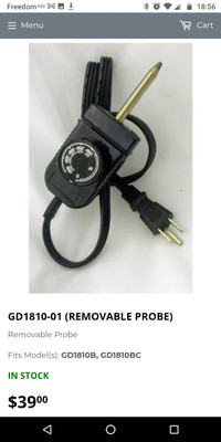 WANTED: Removable Probe for Black & Decker griddle