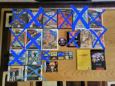 Large selection of games for sale, View more