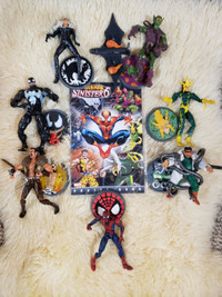 Toy Biz Marvel Legends SPIDER-MAN vs. THE SINISTER SIX W/COMIC