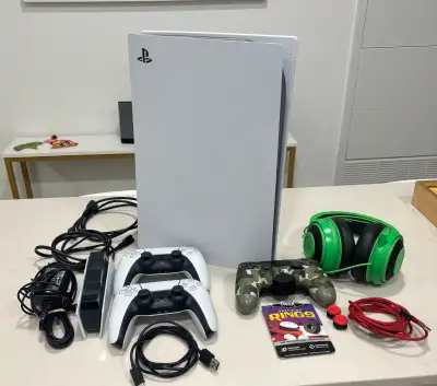 Sony Playstation 5 - Digital Edition w/ accessories, View more
